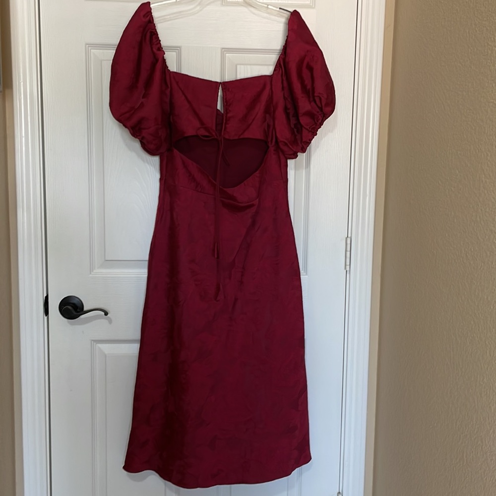NWT Sachin & Babi Gabby Floral Jacquard Sweetheart Midi Dress - Picture 4 of 9